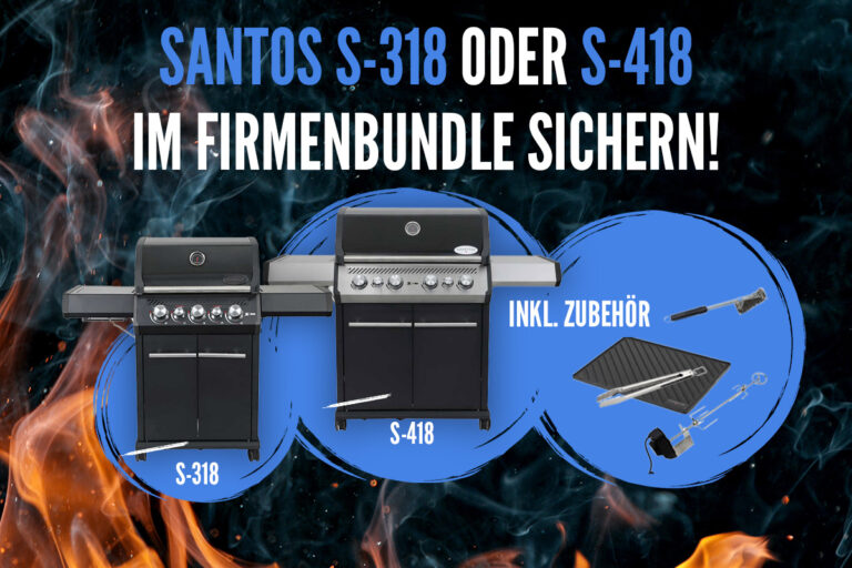 SANTOS S-418 LE und S-318 inkl. Zubehör im Firmenpaket sichern!