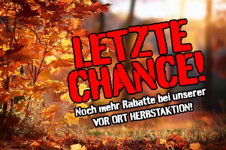 LETZTE CHANCE – Herbstaktion im Grill Heaven