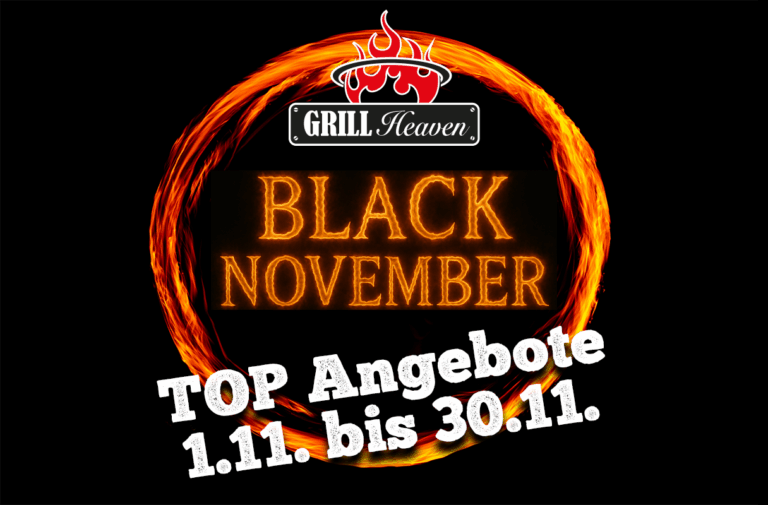 Black November im Grill Heaven – Die heißesten Deals des Jahres!