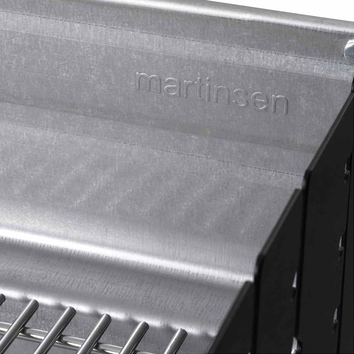 Martinsen Holzkohlegrill 7200 Detail Rückwand