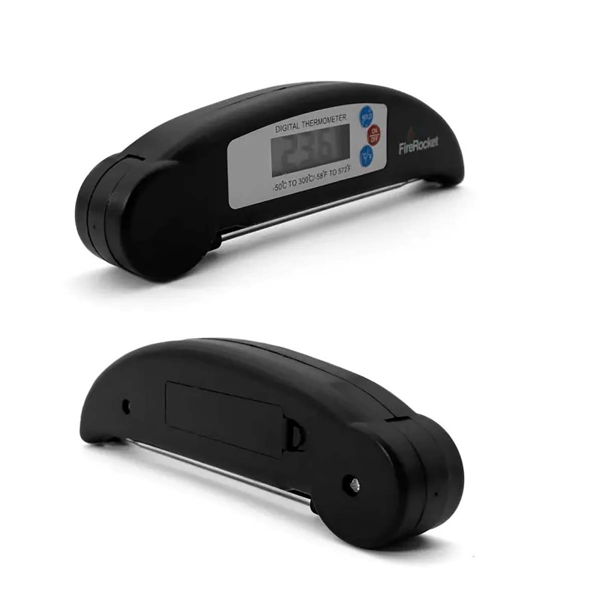 FireRocket BBQ Thermometer, Digital, Klappbar