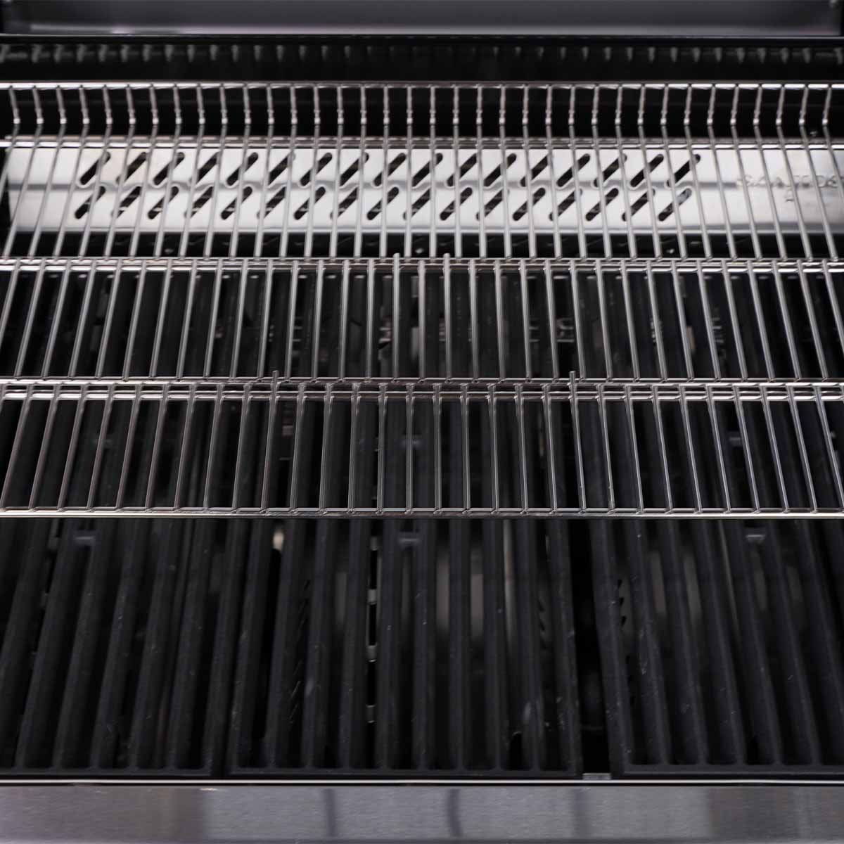 SANTOS S-318 Pro Edelstahl | Seiten- & Heckbrenner