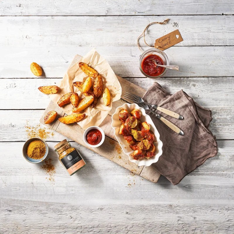 Currywurst, 90g im Korkenglas