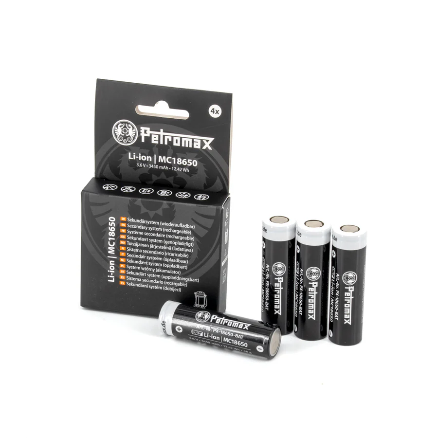 Petromax Akku 18650 4er Pack 13.800 mAh