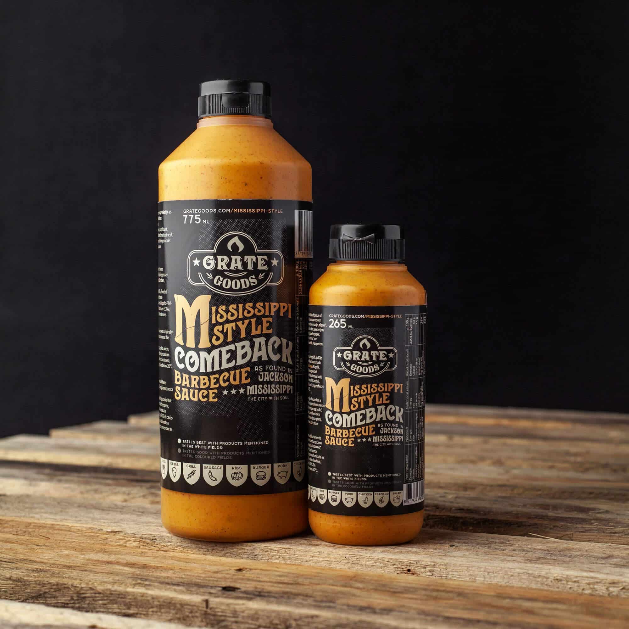 Grate Goods Mississippi Comeback Barbecue Sauce (klein) 265ml