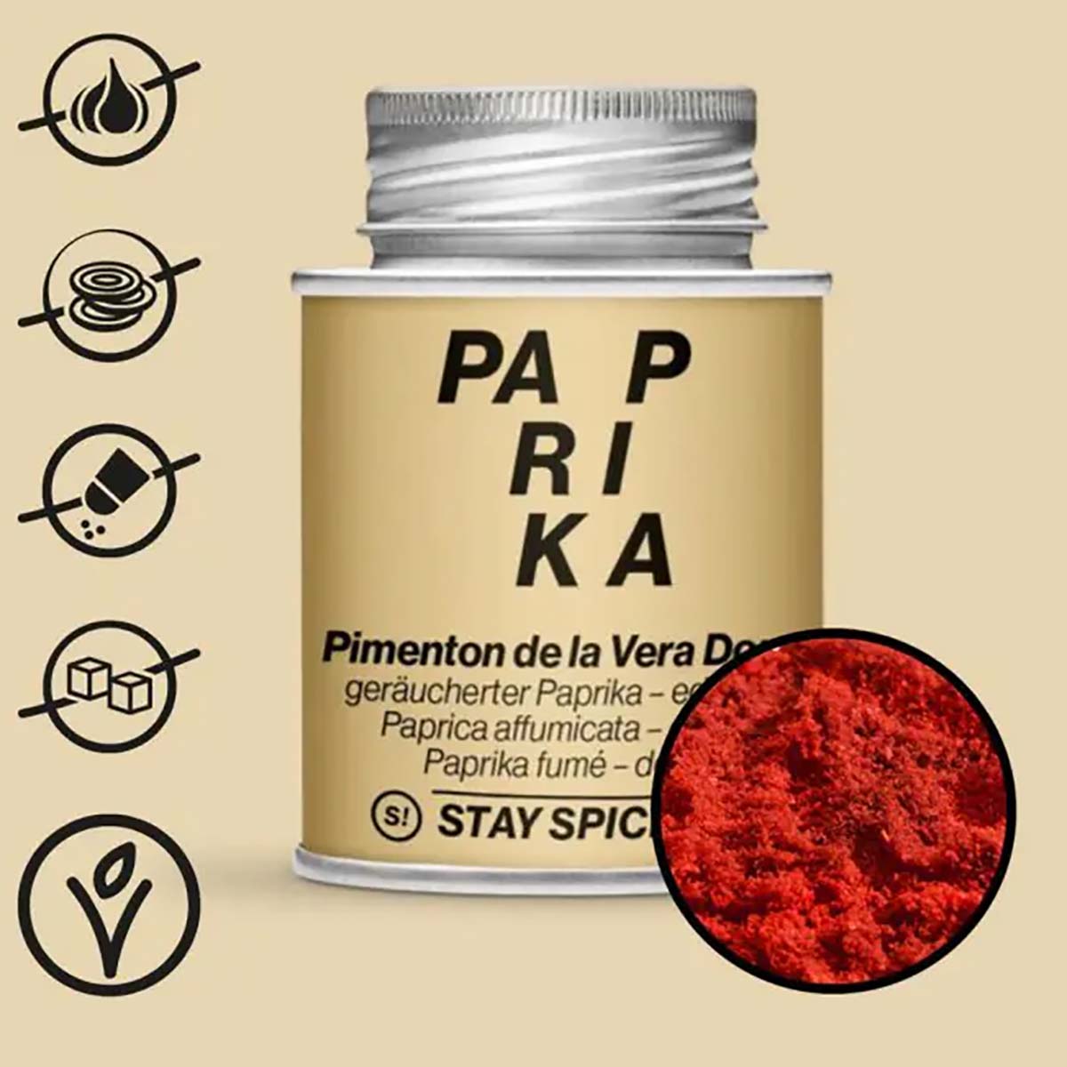 STAY SPICED ! Pimenton de la Vera Doux - Paprika geräuchert |  80 g
