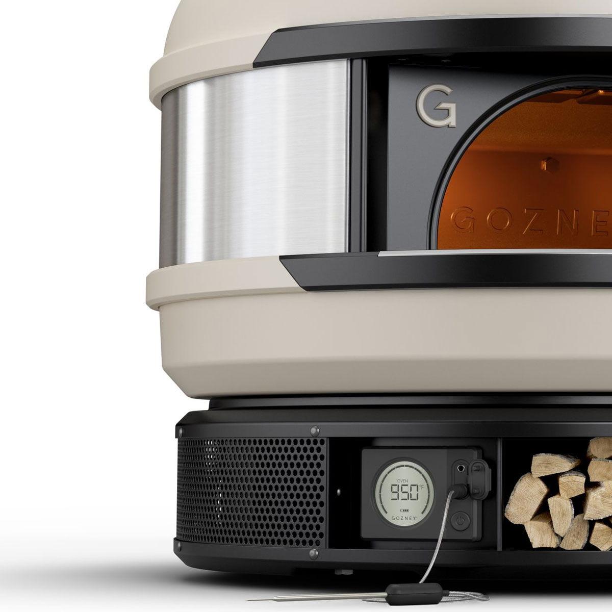 Gozney Dome Dual-Fuel Pizzaofen, cremeweiß Gozney Dome Dual-Fuel Pizzaofen, cremeweiß