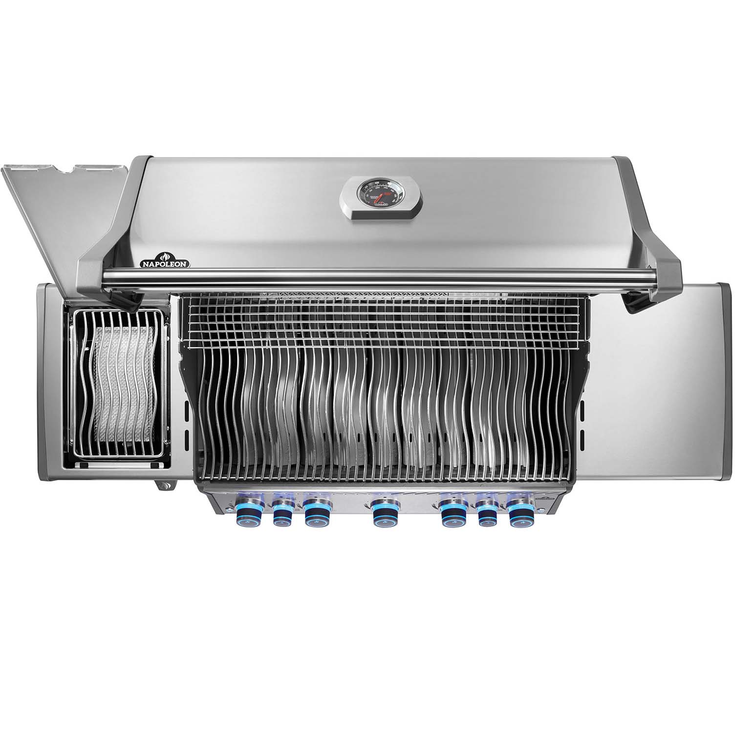 Napoleon Rogue PRO-S 625 mit Edelstahl Rosten | Edelstahl | inkl. SANTOS XXL Plancha