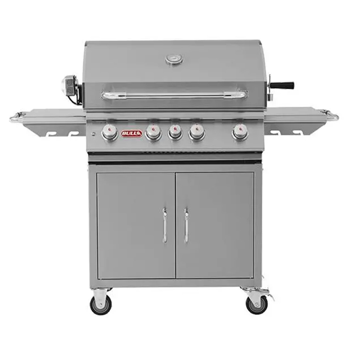 Bull Angus Gasgrillstation | 4 Brenner | Edelstahl | Infrarot Heckbrenner & Rotisserie