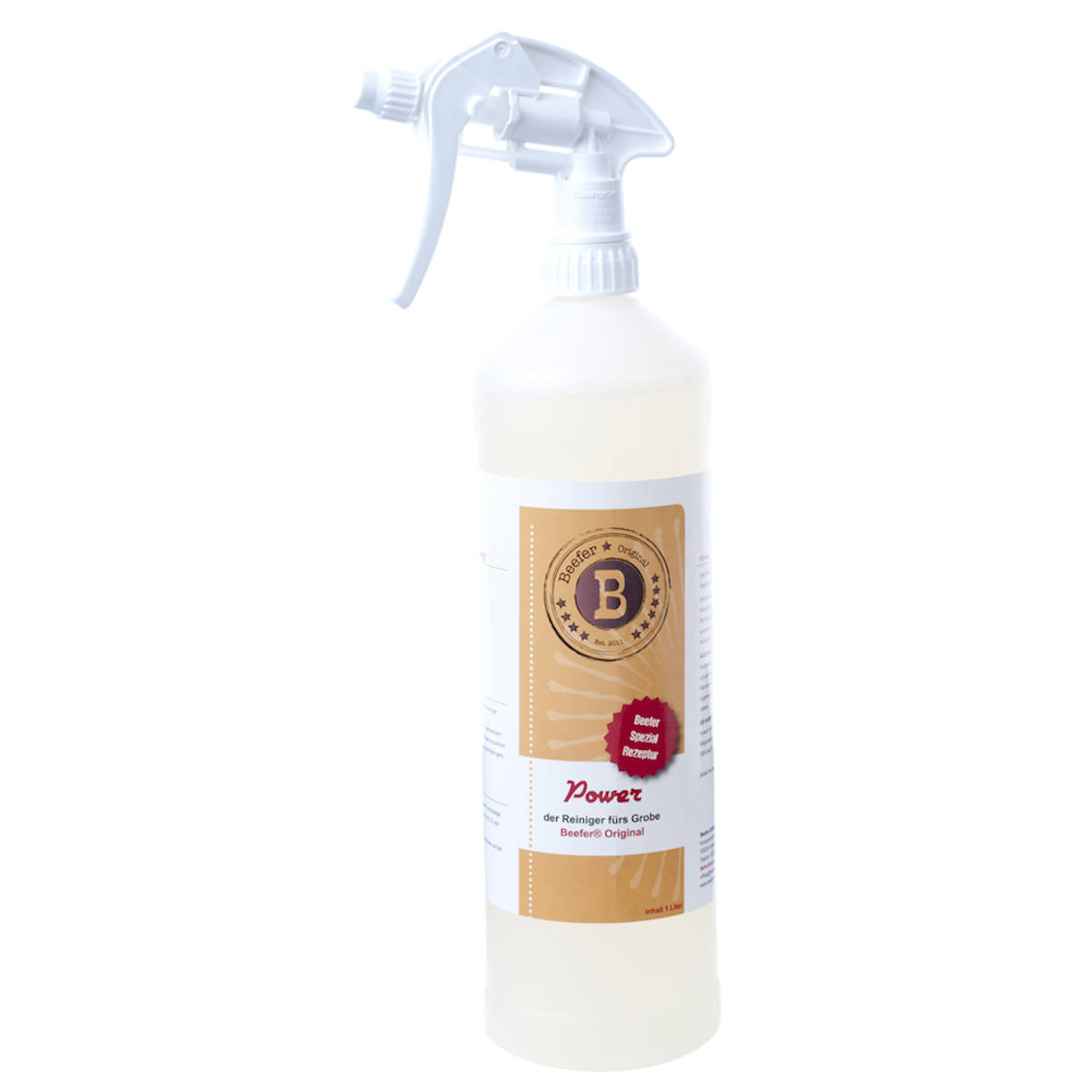Beefer Reiniger Power inkl. Sprühkopf,  1 l Starker Grillreiniger von Beefer