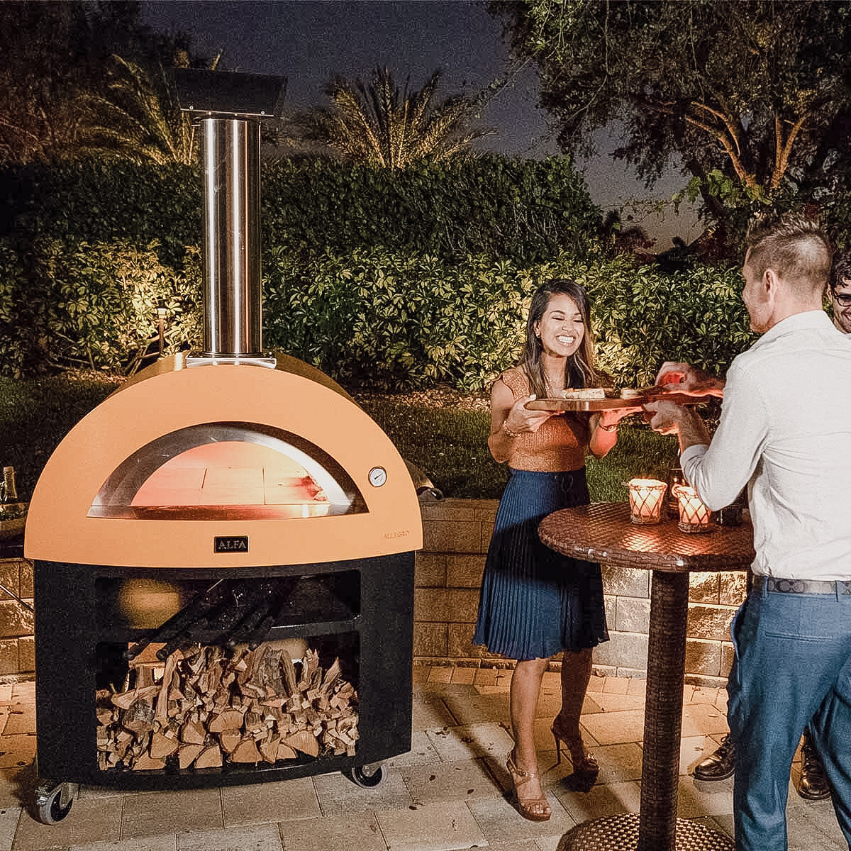 Alfa Forni Unterbau für Pizzaofen Allegro Moderno, Schwarz Alfa Forni Unterbau für Pizzaofen Allegro Moderno, Schwarz