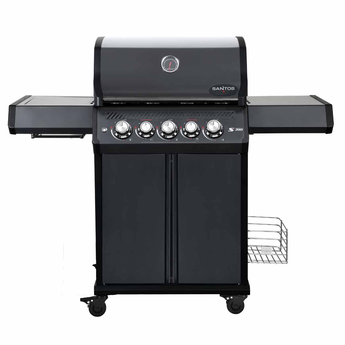 SANTOS S-318 Pro | Seiten- & Heckbrenner | All Black