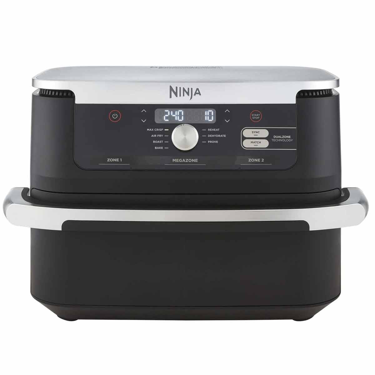 Ninja Foodi FlexDrawer Heißluftfritteuse, 10,4 Liter in Schwarz