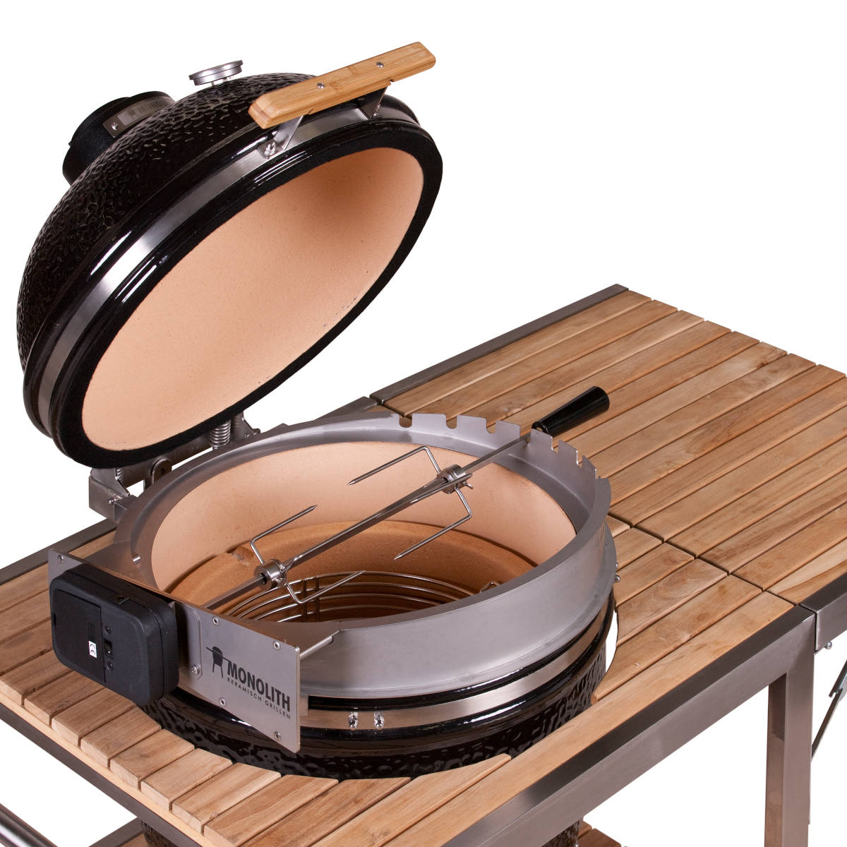 Monolith Rotisserie für Classic, batteriebetrieben
