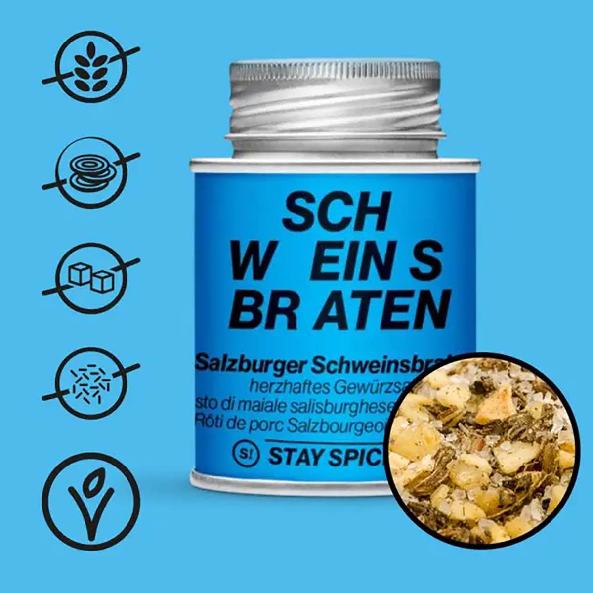 STAY SPICED !  Salzburger Schweinsbraten - herzhaftes Gewürzsalz | 110 g