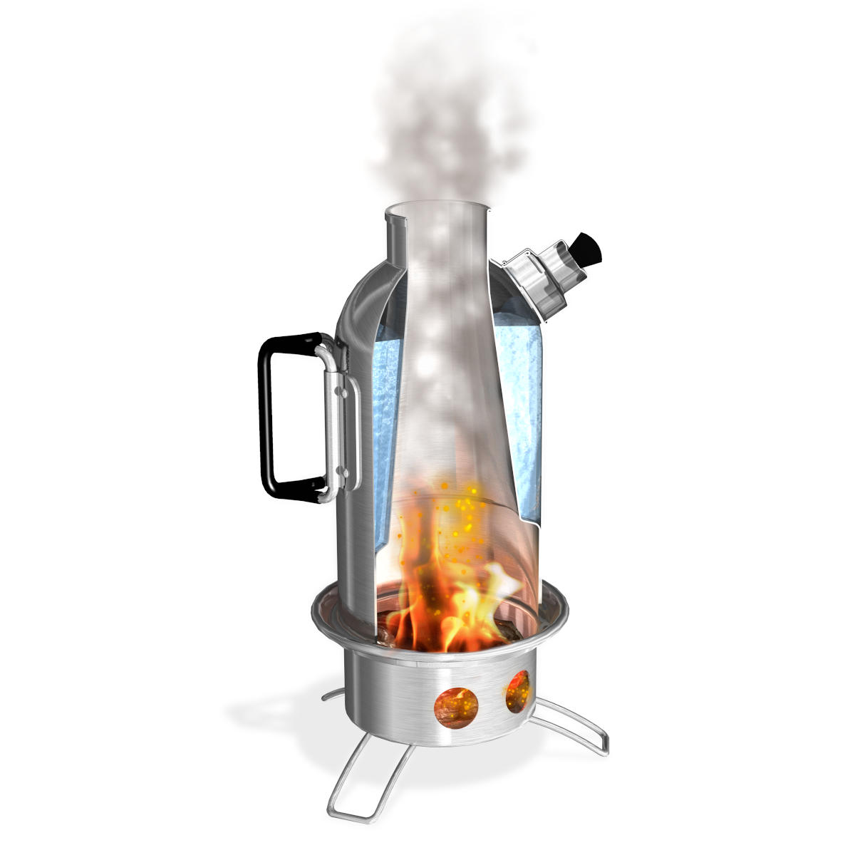 Petromax Feuerkanne fk2 mit Feuerschale, 0,5 l