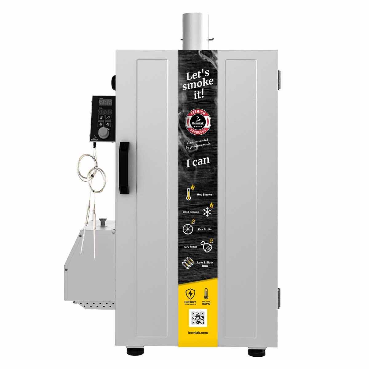 Borniak BBQ Smoker WiFi BBDSW-70, Edelstahl