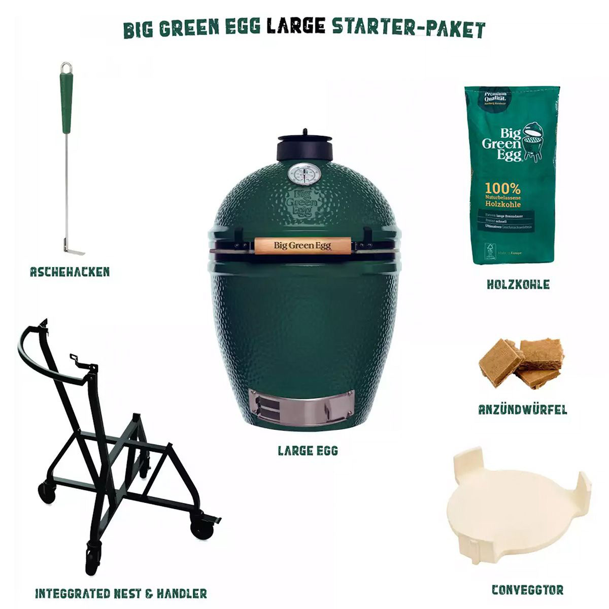 Big Green Egg L Keramikgrill Starter-Paket