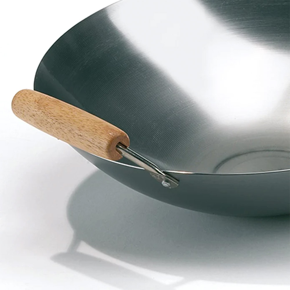 Hot Wok Pfanne 35 cm, Carbonstahl