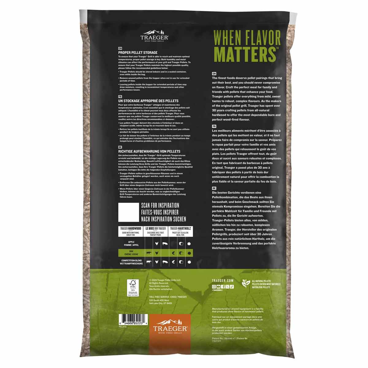 Traeger Hartholz Pellets Eiche