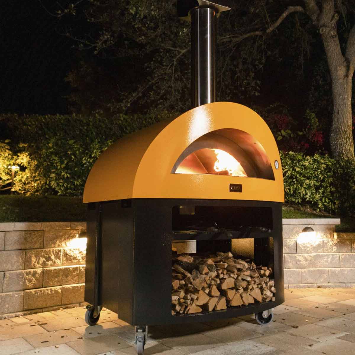 Alfa Forni Unterbau 5 Pizze Moderno in Schwarz (Pizzaofen nicht im Lieferumfang enthalten)