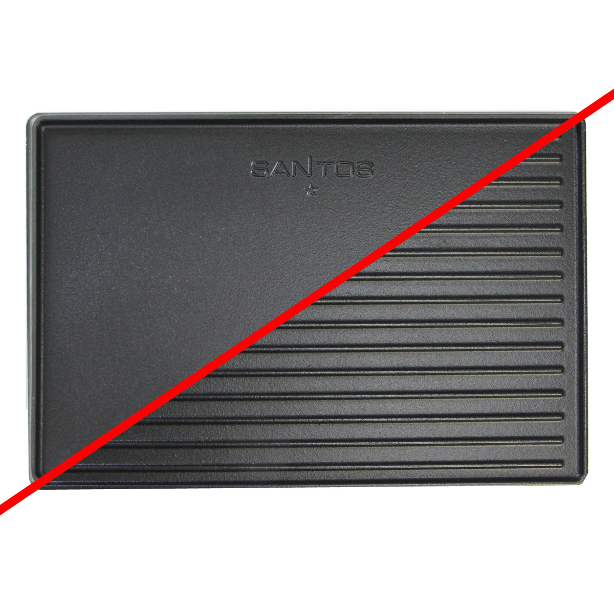 SANTOS Wende-Grillplatte Gusseisen für Broil King Monarch / Royal, 36,2 x 27,1 cm SANTOS Wende-Grillplatte Gusseisen für Broil King Monarch / Royal, 36,2 x 27,1 cm