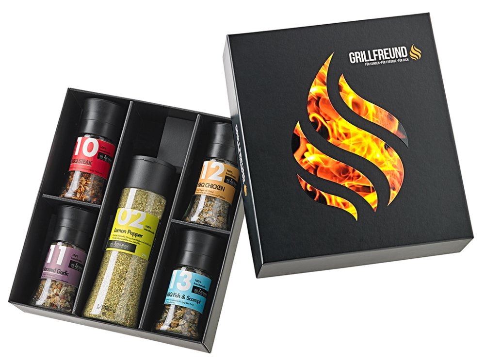 Grillfreund High Five Geschenkset