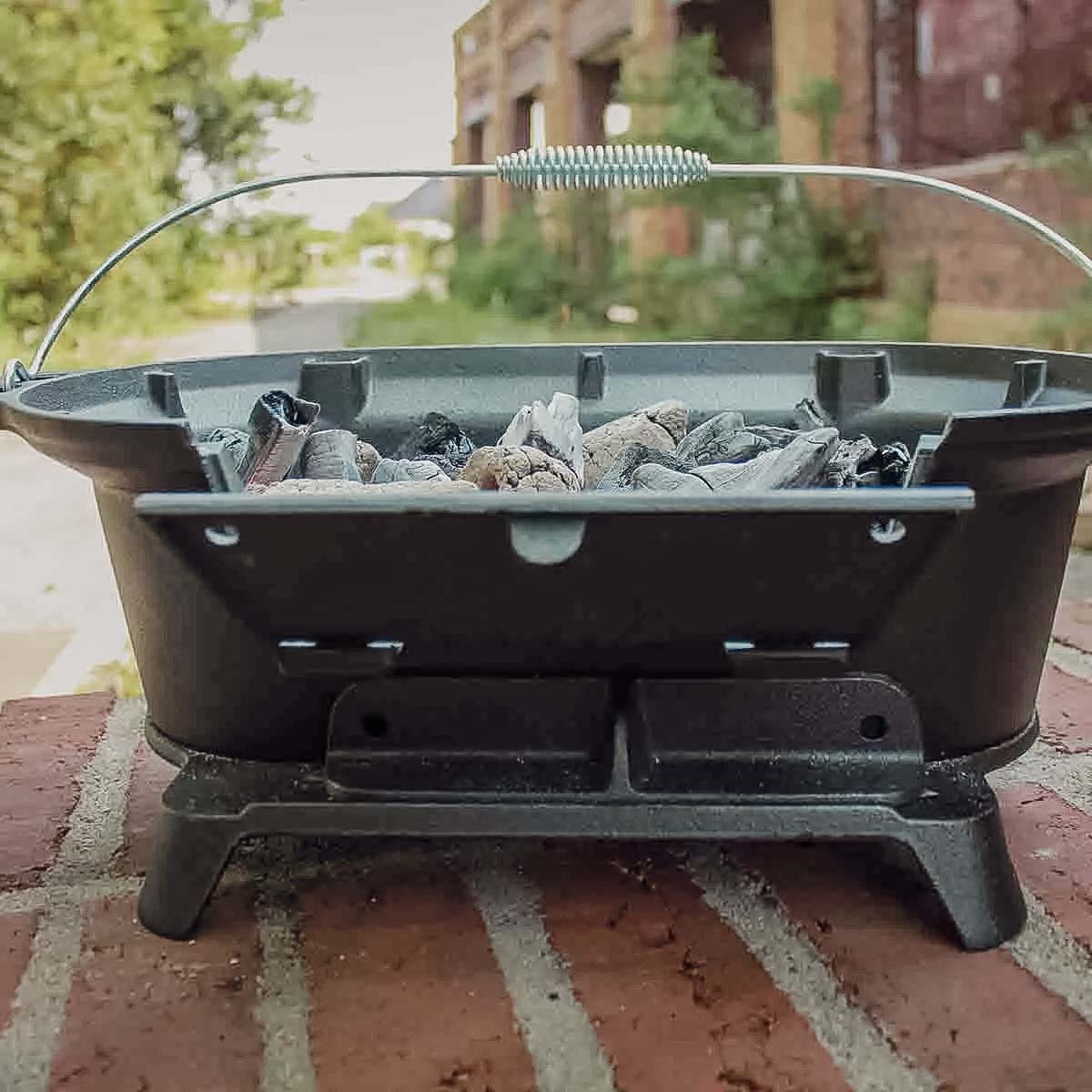 SANTOS Grilltopf mit Gussrost “Hibachi-Style