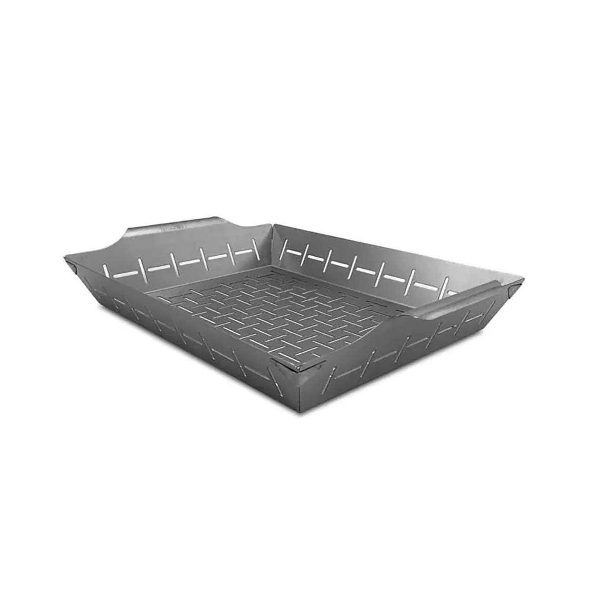 FireRocket Grillkorb aus Edelstahl, 43,5 x 25 x 5 cm