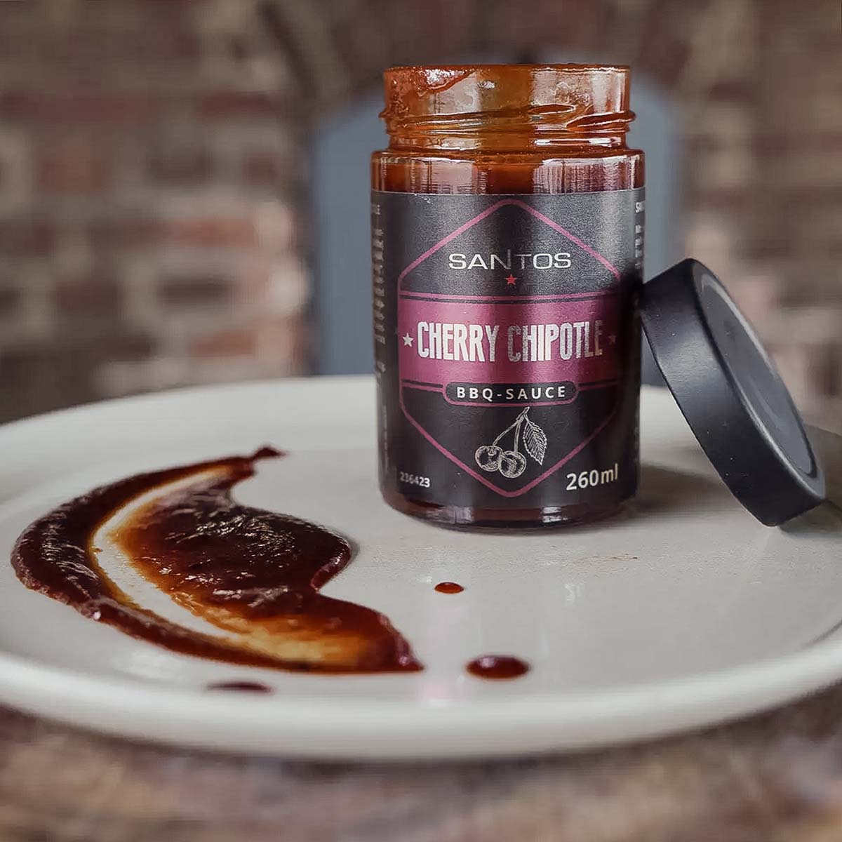 SANTOS Cherry & Chipotle BBQ Sauce