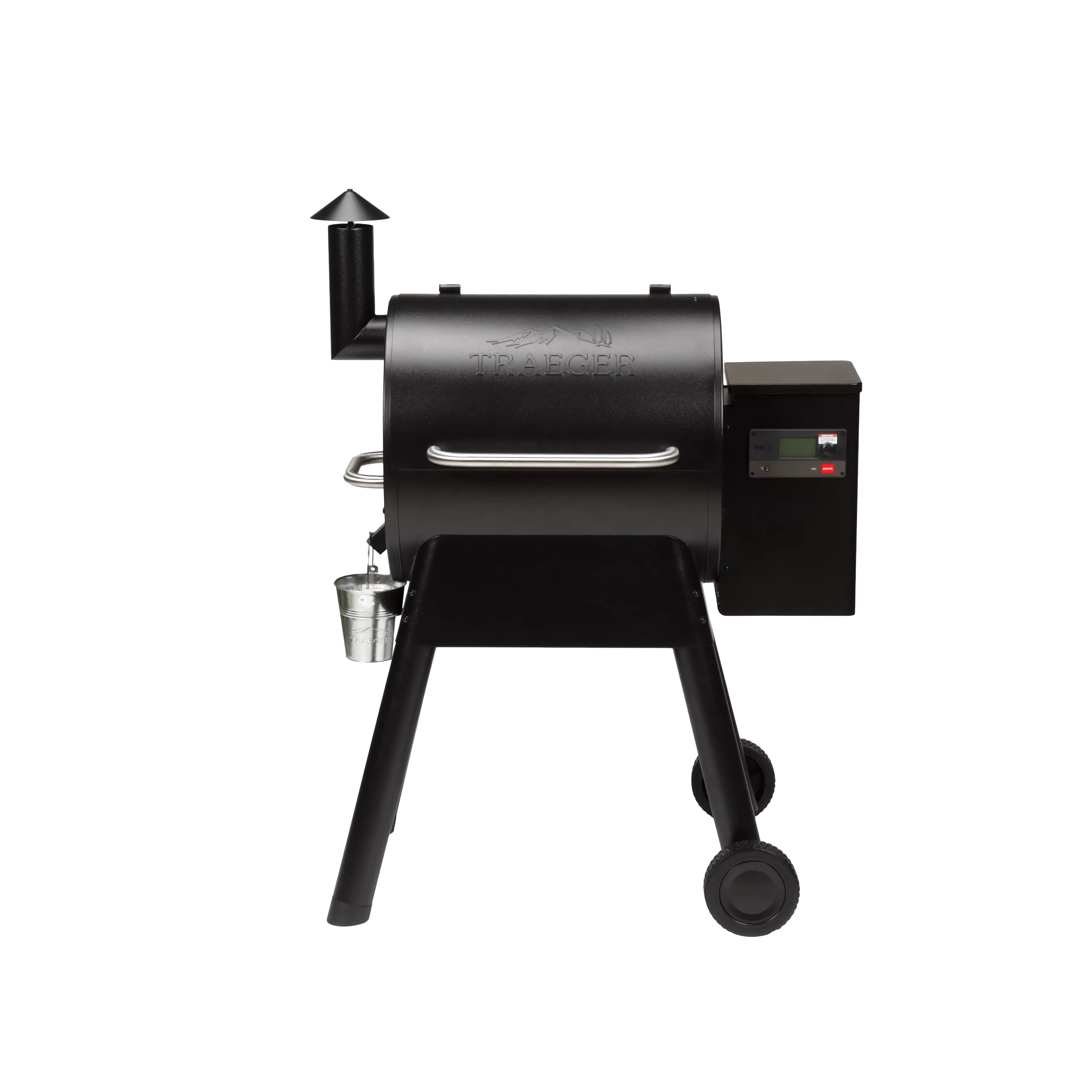 Traeger Pro D2 575 Pelletgrill Bundle – Schwarz inkl. Frontablage & 2 Säcken Pellets