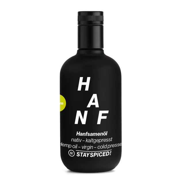 STAY SPICED | Hanfsamenöl, 500ml Flasche