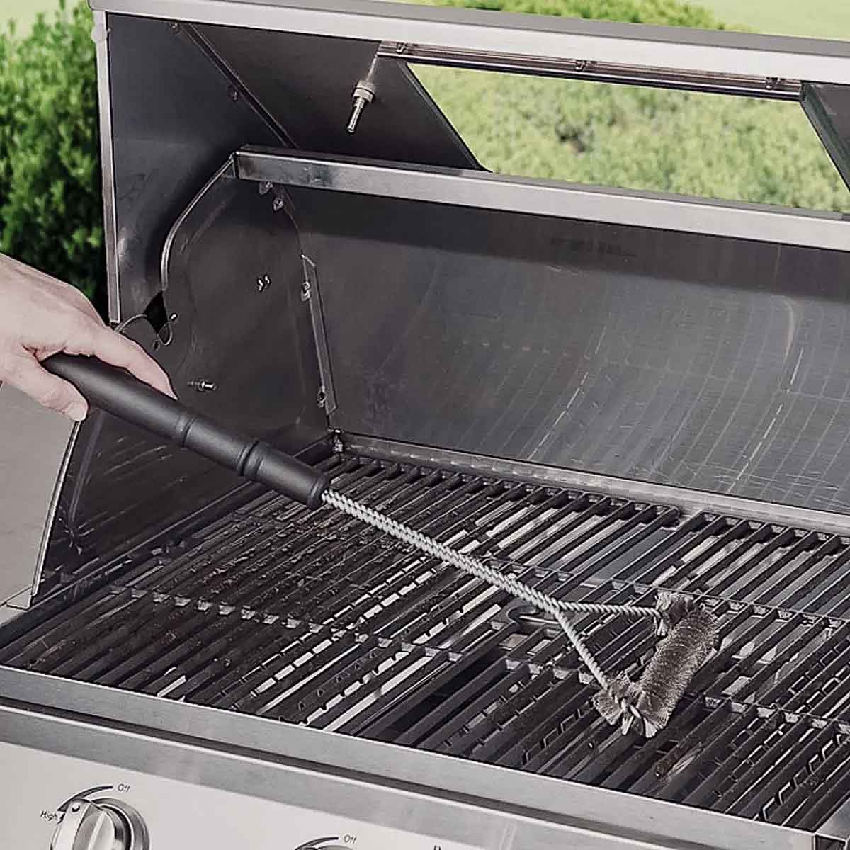 SANTOS Grillbürste Edelstahl 55 cm