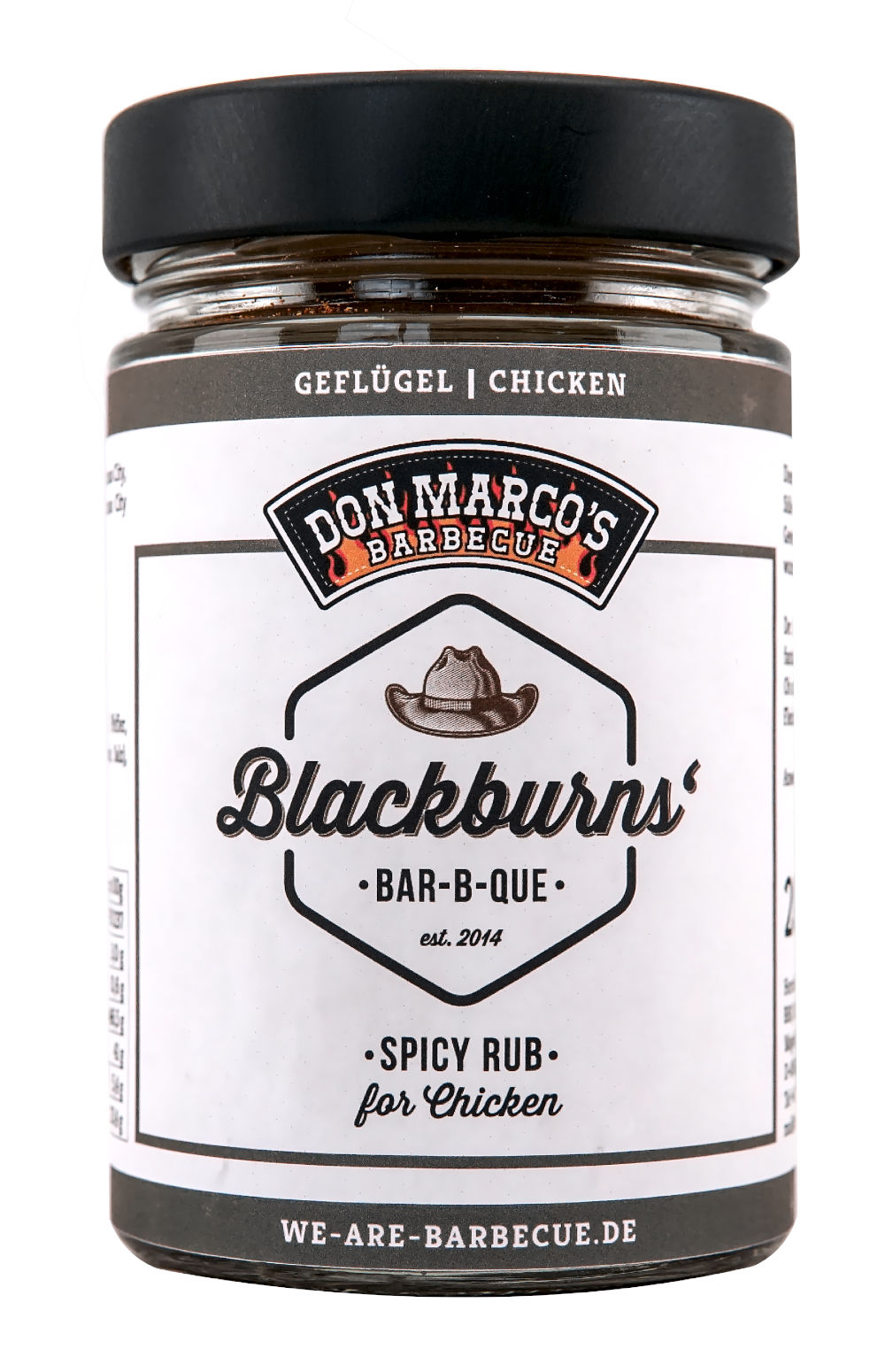 Don Marco's Blackburn's Original Rub for Pork 250 g – Authentischer Kansas City BBQ-Geschmack
