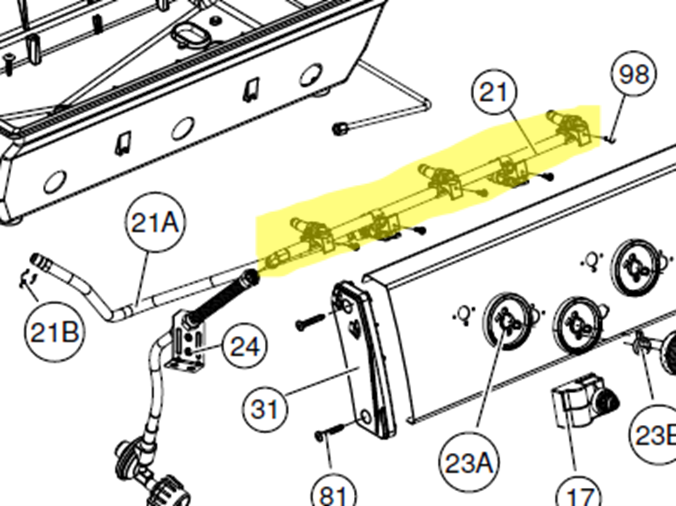 Broil King Verteilereingheit SOVEREIGN 390-3