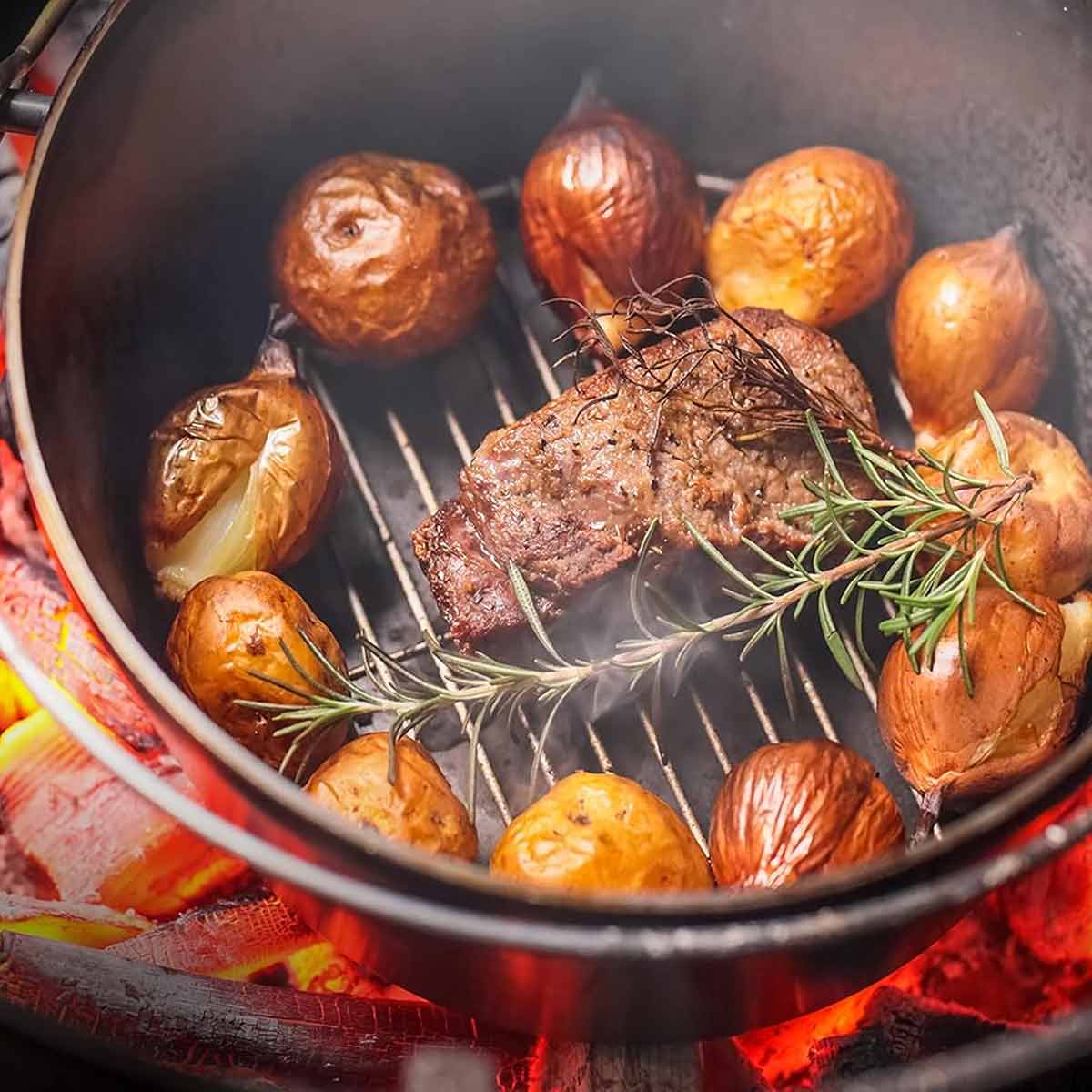 FireRocket Dutch Oven 6qt | 5,5L | ohne Füße