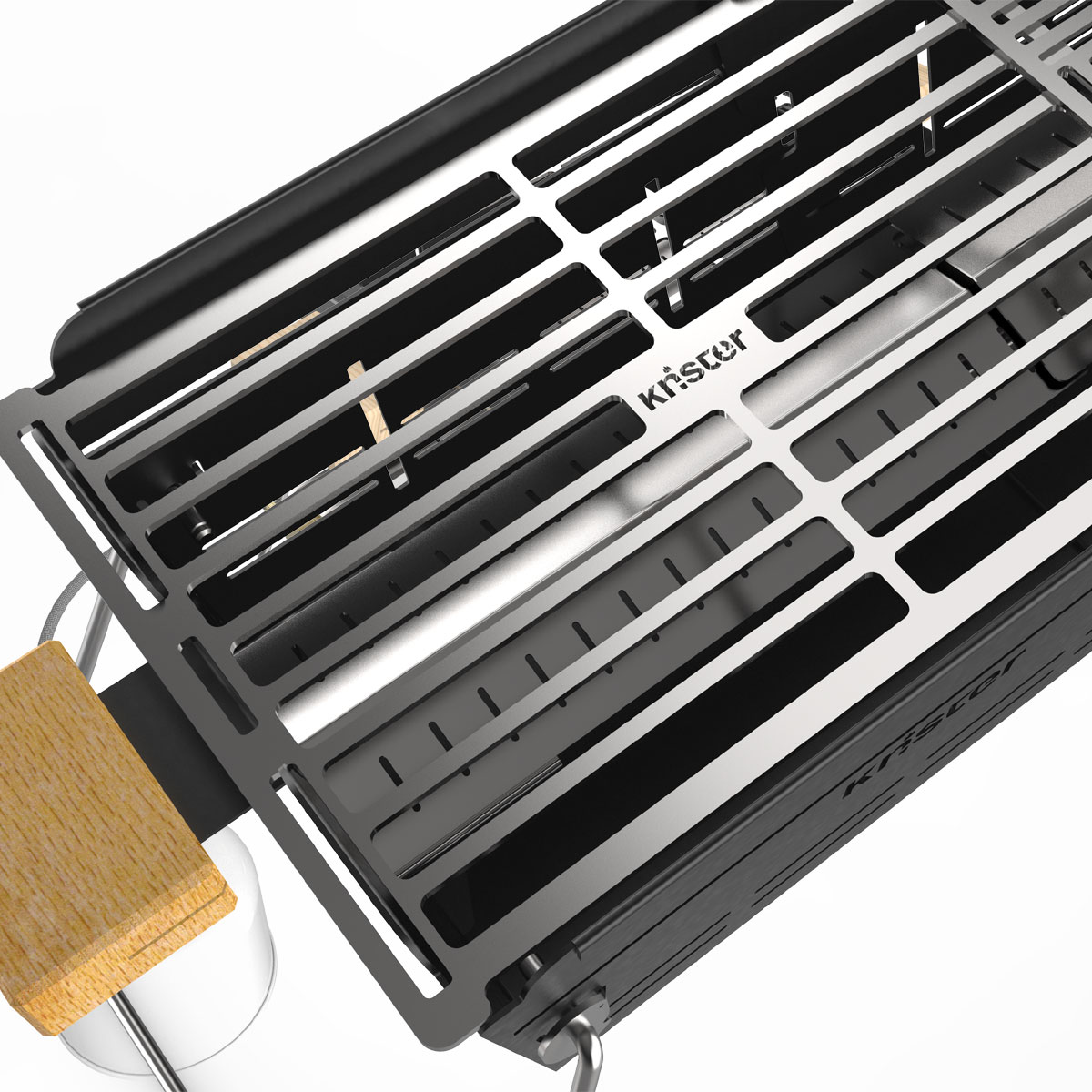 Knister Gasgrill – tragbarer Dual Fuel Grill