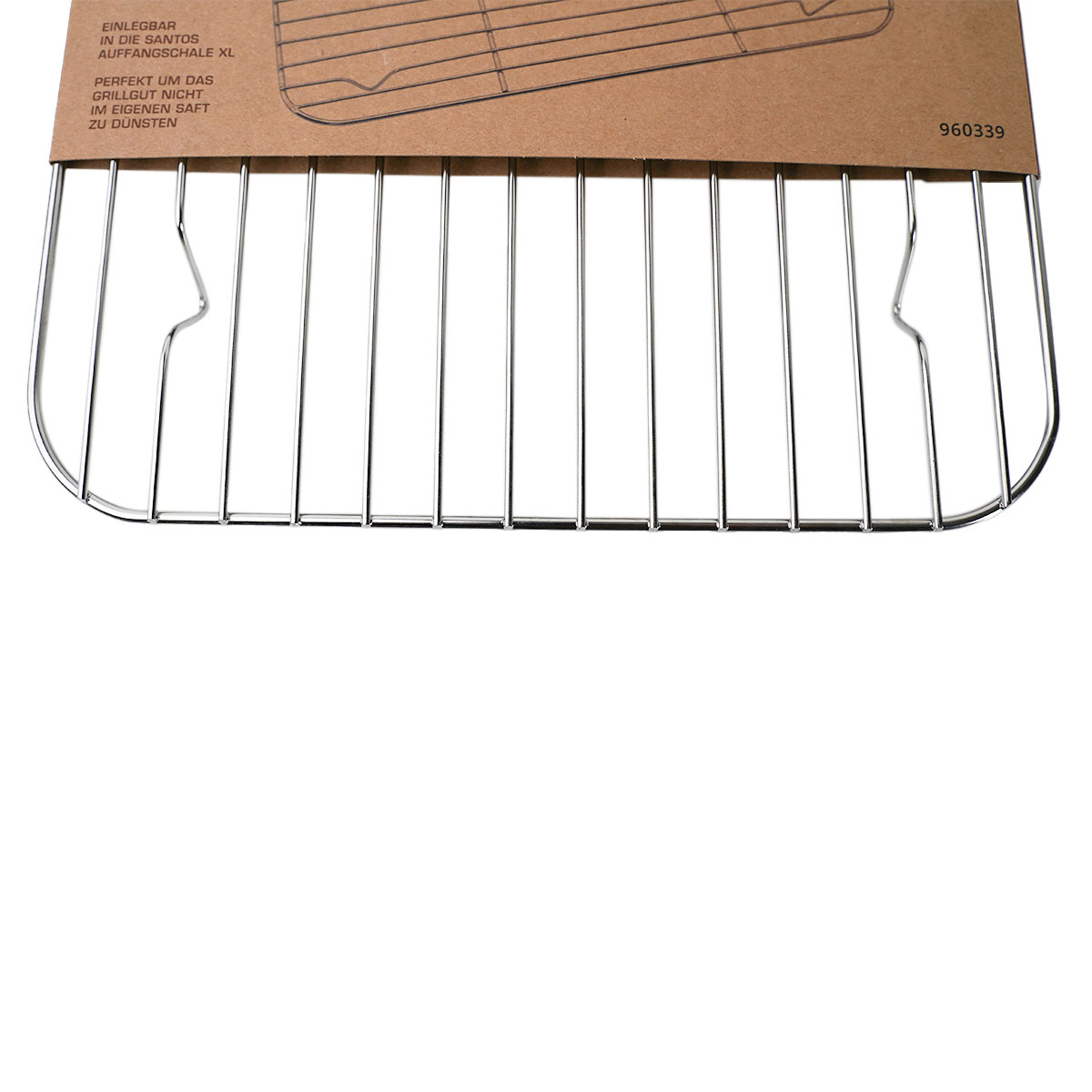 SANTOS XXL Edelstahl-Grillschale mit Einlegerost