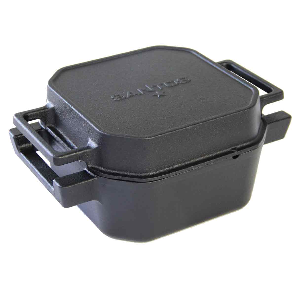 SANTOS S-518 Pro Schwarz | Seiten- & Heckbrenner | Ready2Grill Bundle