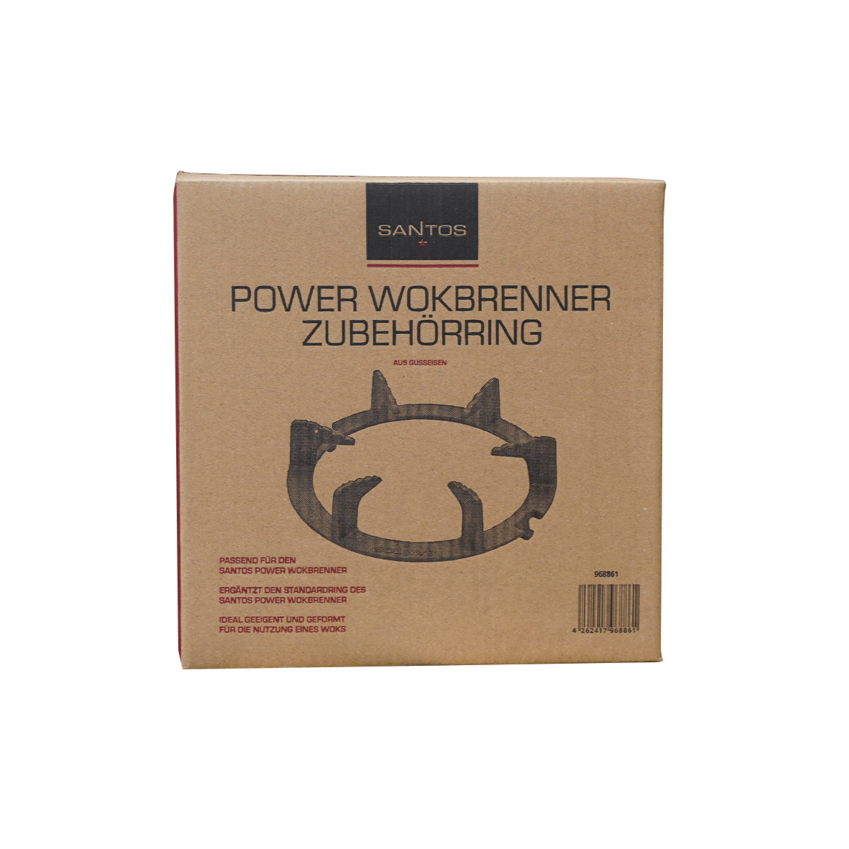Santos Power Wokbrenner - Zubehöring Verpackung