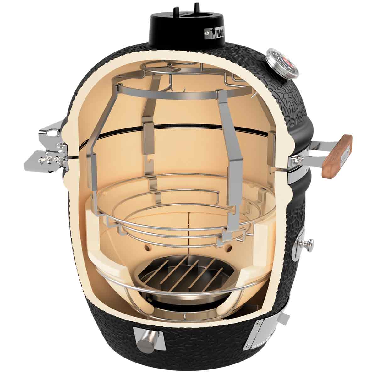 Monolith Smoke Set für 55er Keramikgrills