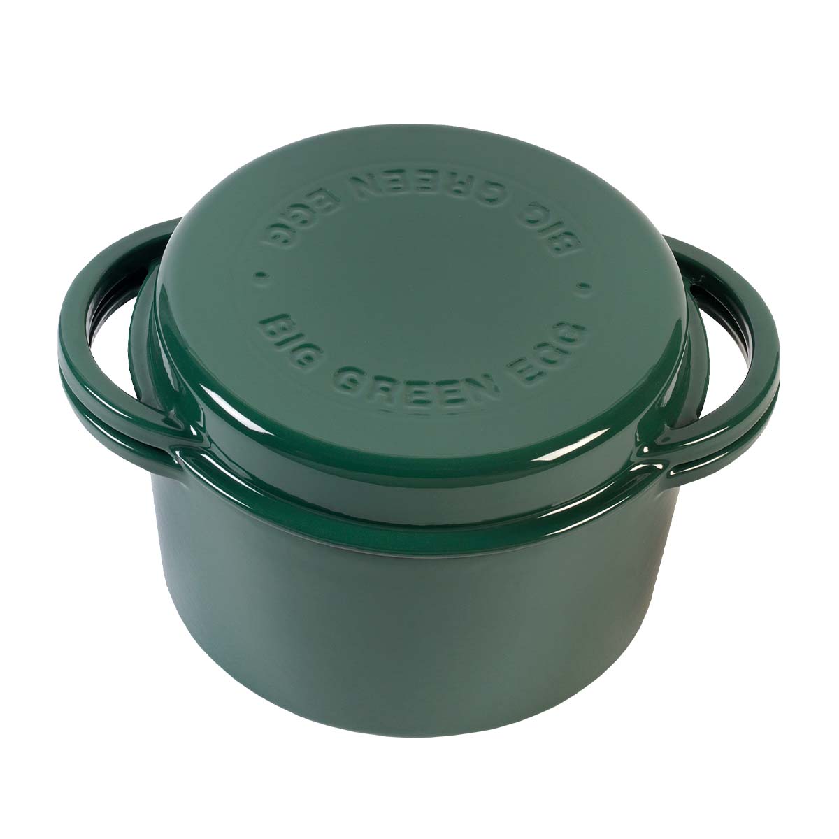 Big Green Egg Green Dutch Oven, rund