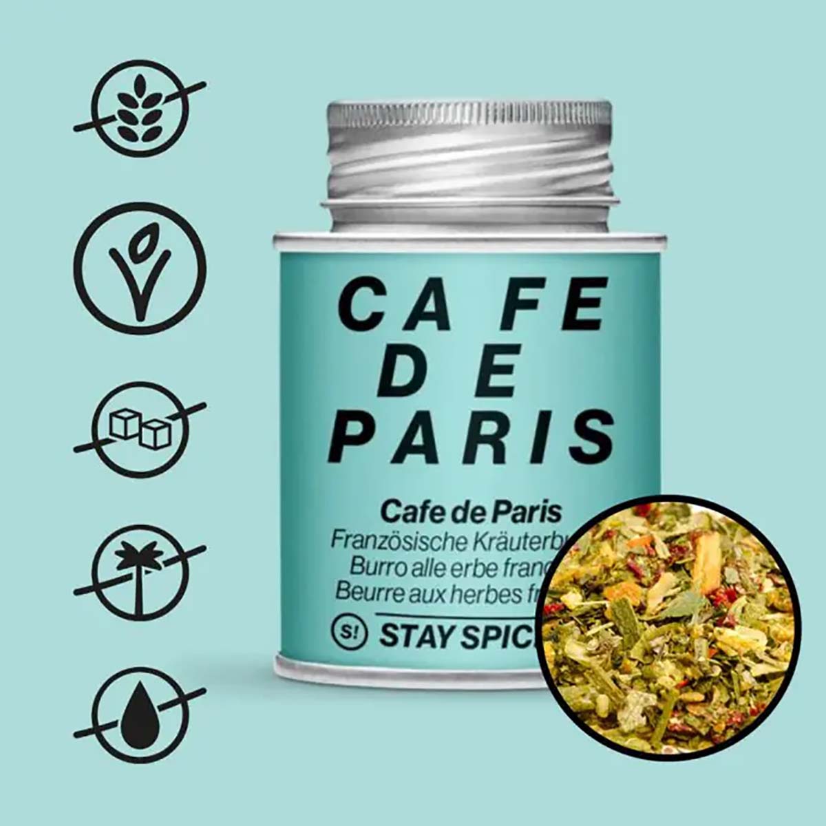 STAY SPICED !  Café de Paris - Kräuterbutter Gewürzzubereitung  | 50 g