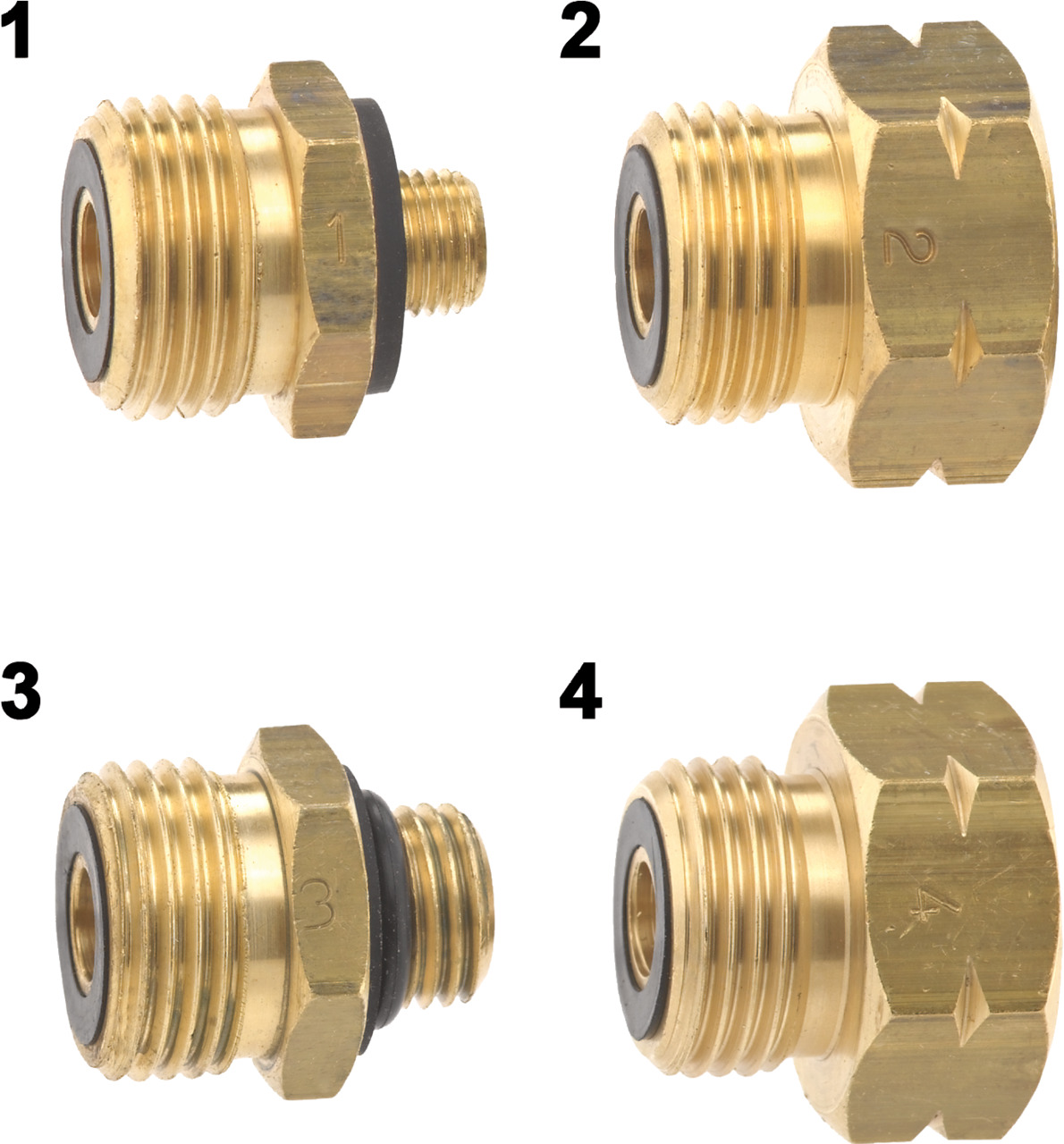 GOK Euro-Set Entnahme-Stutzen Nr. 1–4