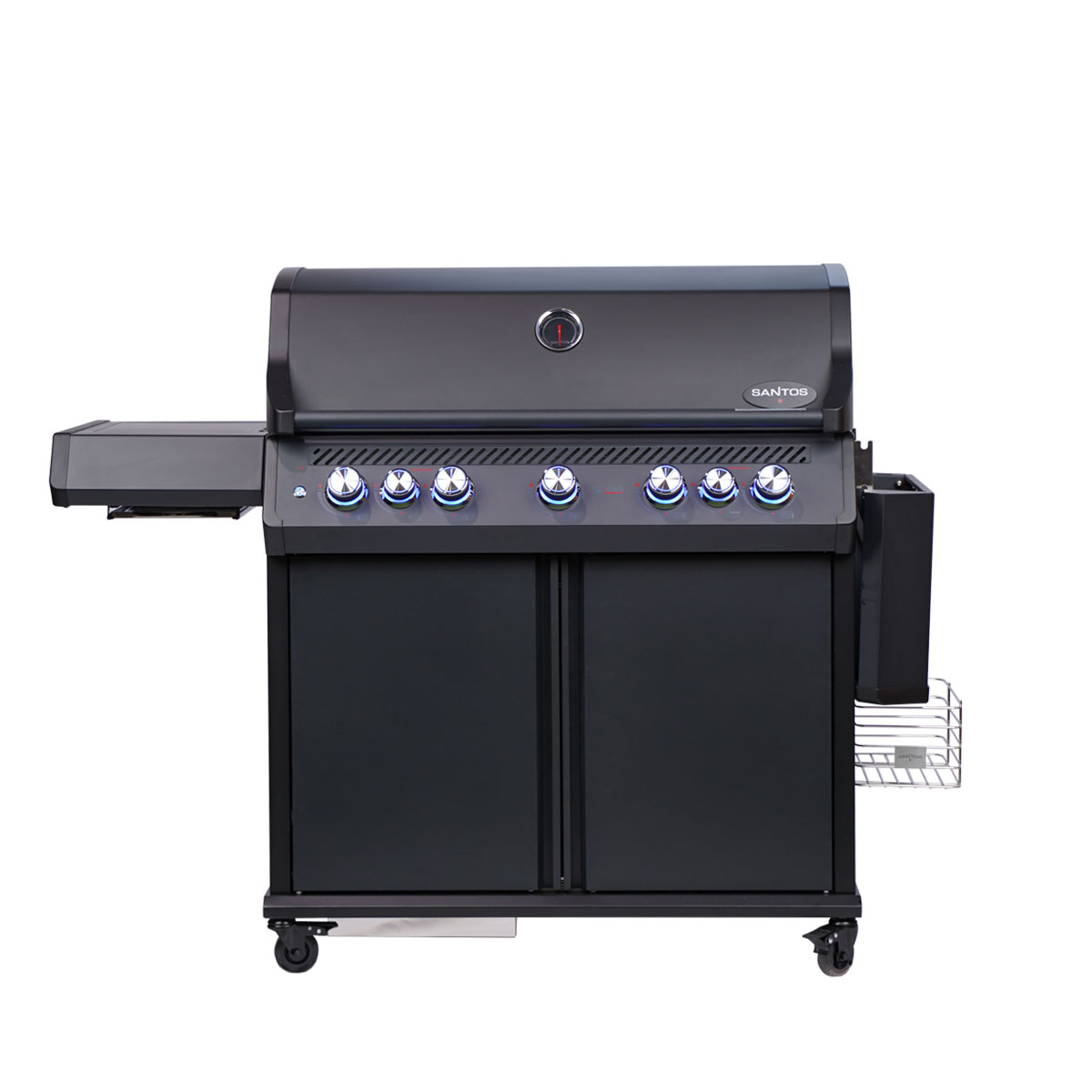 Santos S-518 PRO All Black Matt  | Seiten- & Heckbrenner