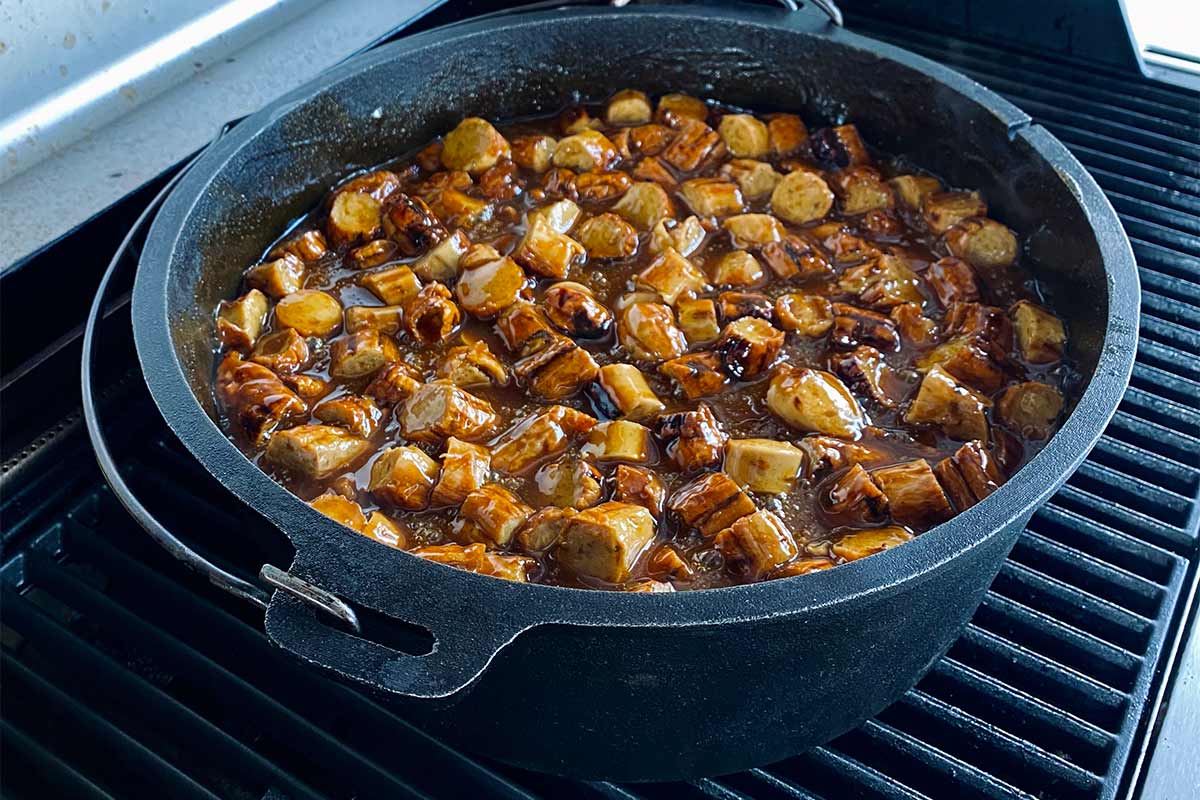 SANTOS Dutch Oven 9qt ohne Füsse mit Frittierkorb