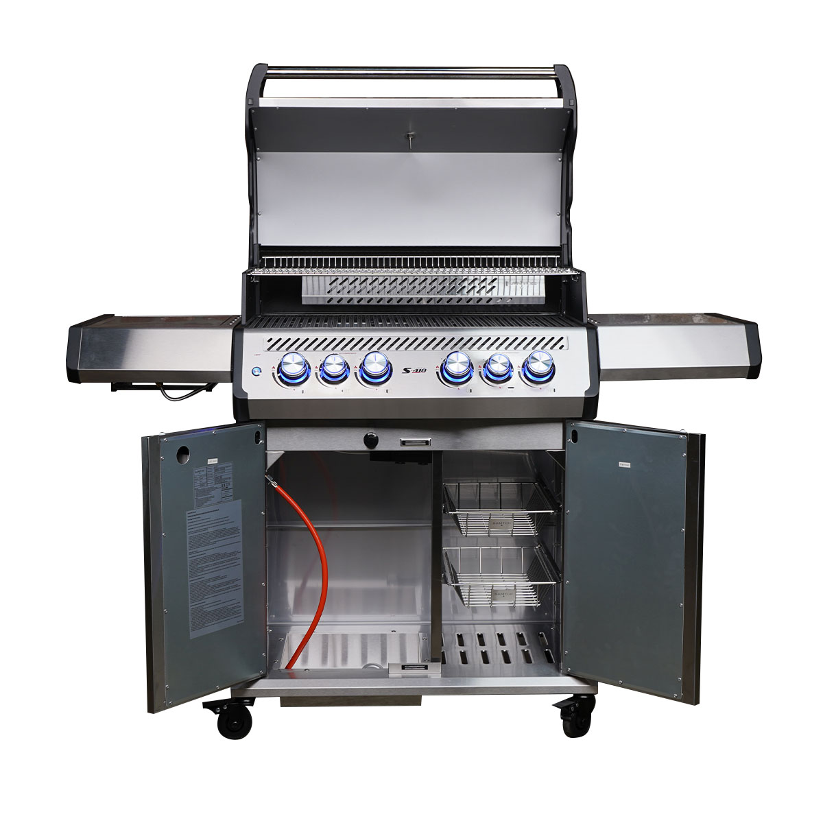 SANTOS S-418 Pro TST | Seiten- & Heckbrenner | Ready2Grill Bundle