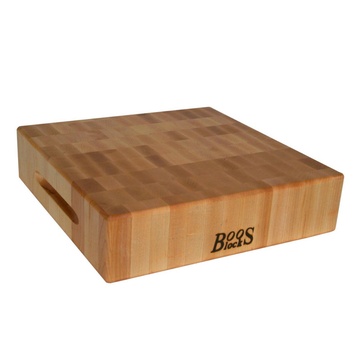 Boos Blocks Hackblock Stirnholz Classic CCB121203, Ahorn 30x30 cm