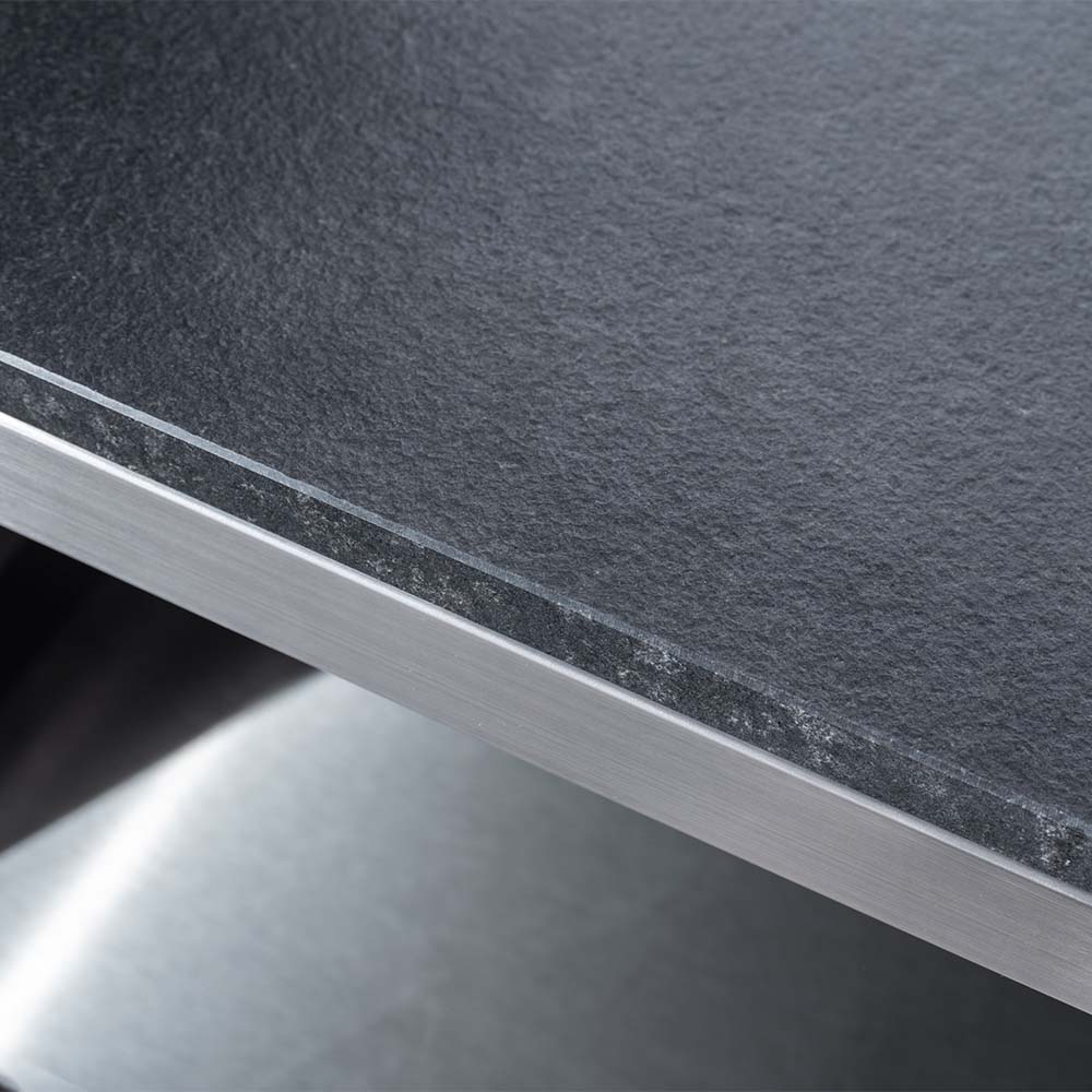 INDRA BLACKLINE Gasgrillstation Broil King Regal 420 | Kühlschrank Arbeitsplatte Granit