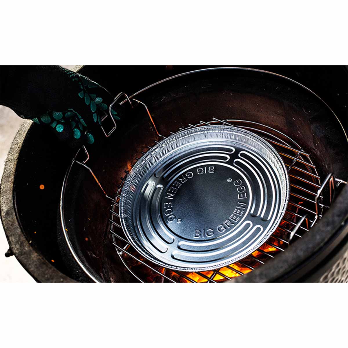 Big Green Egg Aluminium Einweg-Auffangschale, XL Big Green Egg Aluminium Einweg-Auffangschale, XL